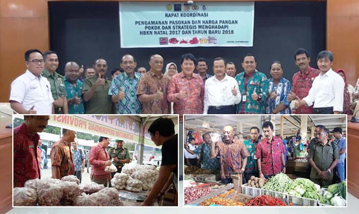 Papua Koordinasi BKP Kementan Waspadai Lonjakan Harga Pangan Hadapi HBKN